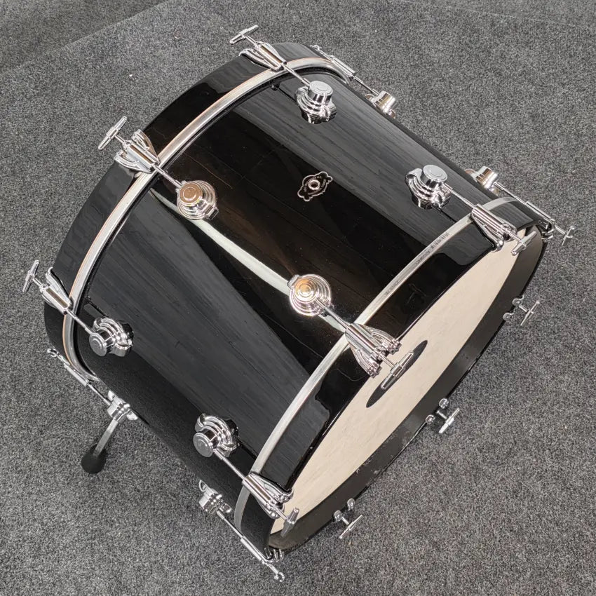 Used George Way Aristocrat Studio 3pc Drum Set 22/12/16 Piano Black - Good - Drum Center Of Portsmouth