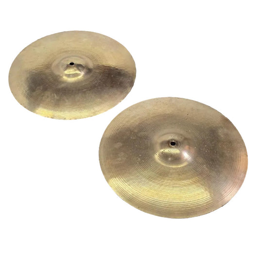 Used Vintage Ludwig Standard Paiste Hi Hat Cymbals 14" - Fair - Drum Center Of Portsmouth
