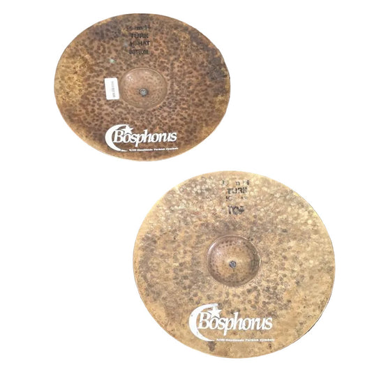 Used Bosphorus Ferrit Hi Hat Cymbals 14" - Good - Drum Center Of Portsmouth