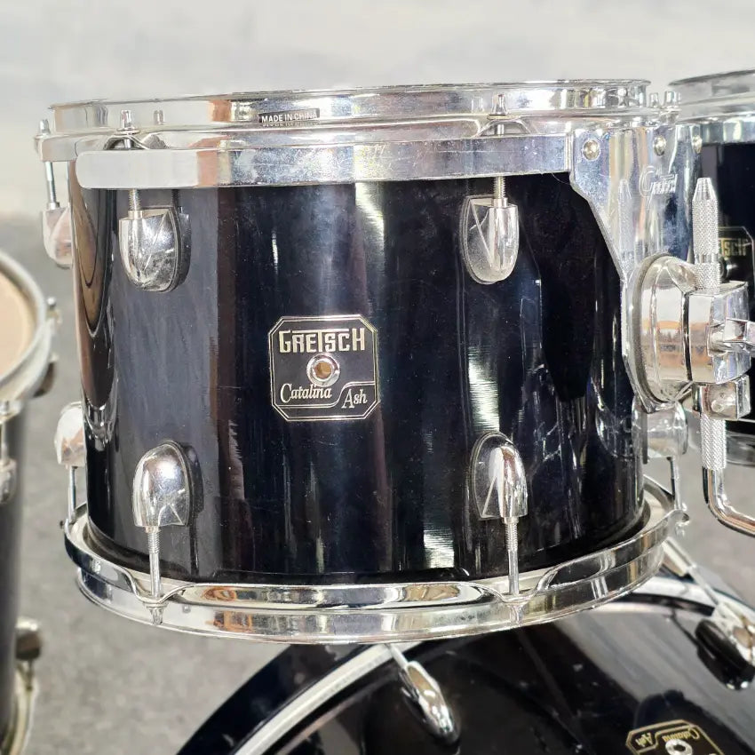 Used Gretsch Catalina Ash Fusion 6pc Drum Set Cobalt Blue - Fair - Drum Center Of Portsmouth