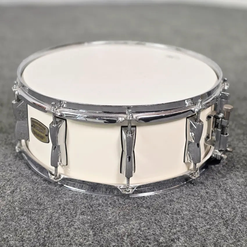 Used Yamaha Stage Custom Birch 5pc Drum Set Classic White - Good - Drum Center Of Portsmouth