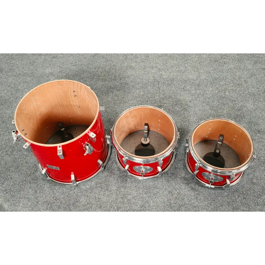 Used Vintage Sonor 4pc Champion Drum Set Red - Fair - Drum Center Of Portsmouth