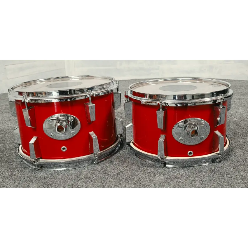 Used Vintage Sonor 4pc Champion Drum Set Red - Fair - Drum Center Of Portsmouth