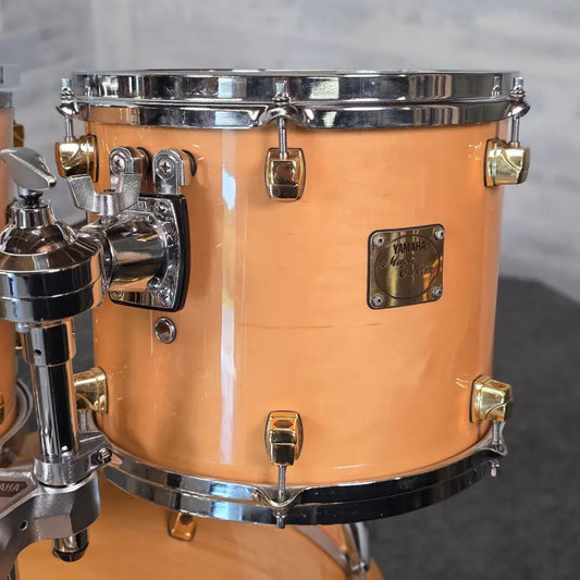 Used Yamaha Maple Custom Drum Set Natural Gloss w/ Gold HW MIJ - Very Good - Drum Center Of Portsmouth