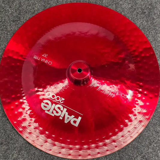 Used Paiste 2000 Color Sound Red China Cymbal 20" - Good - Drum Center Of Portsmouth