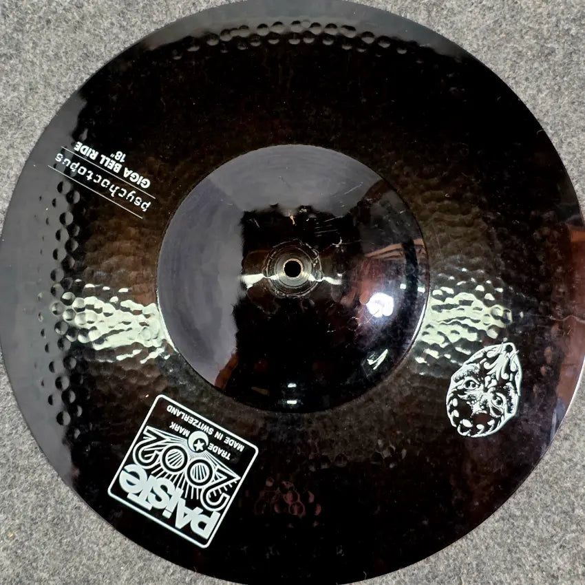 Used Paiste 2002 Psychoctopus Giga Bell Ride Cymbal 18" - Good - Drum Center Of Portsmouth