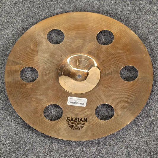 Used Sabian AAX O-Zone Crash Cymbal 16 Brilliant - Very Good - Drum Center Of Portsmouth