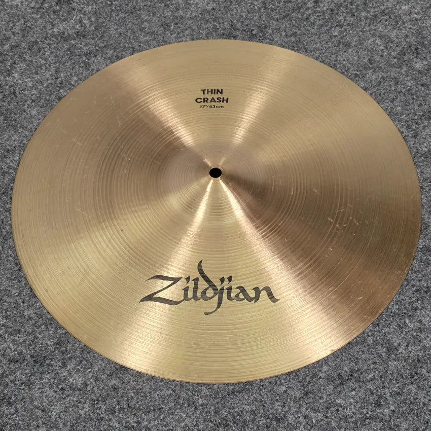 Used Zildjian A Thin Crash Cymbal 17 - Good - Drum Center Of Portsmouth