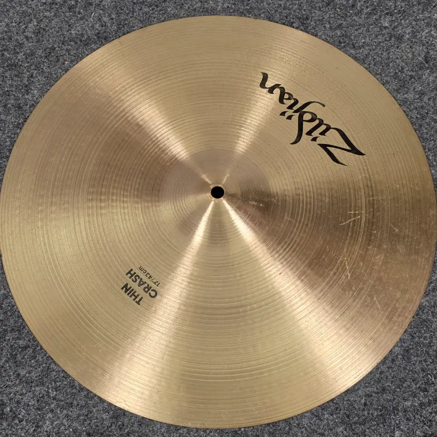 Used Zildjian A Thin Crash Cymbal 17 - Good - Drum Center Of Portsmouth