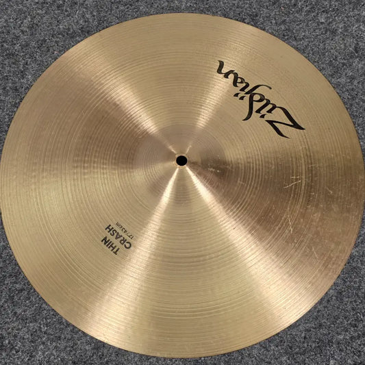 Used Zildjian A Thin Crash Cymbal 17 - Good - Drum Center Of Portsmouth