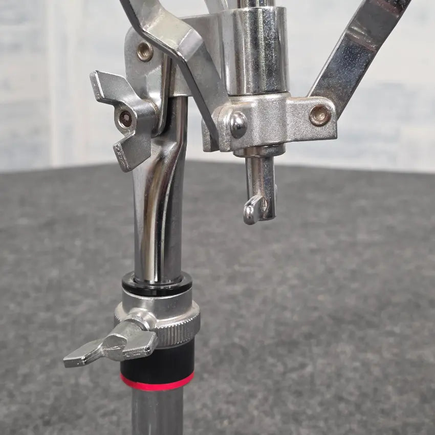 Used Vintage Yamaha Snare Drum Stand Black/Red Label MIJ - Good - Drum Center Of Portsmouth