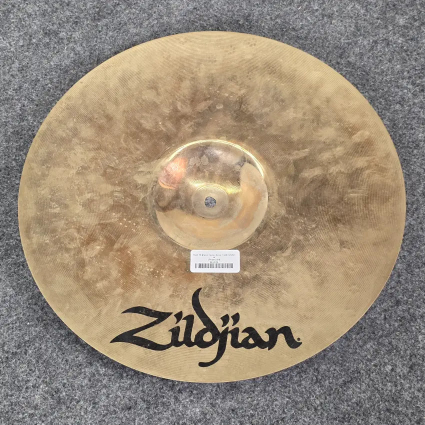 Used Zildjian Z Custom Rock Crash Cymbal 16 - Fair - Drum Center Of Portsmouth