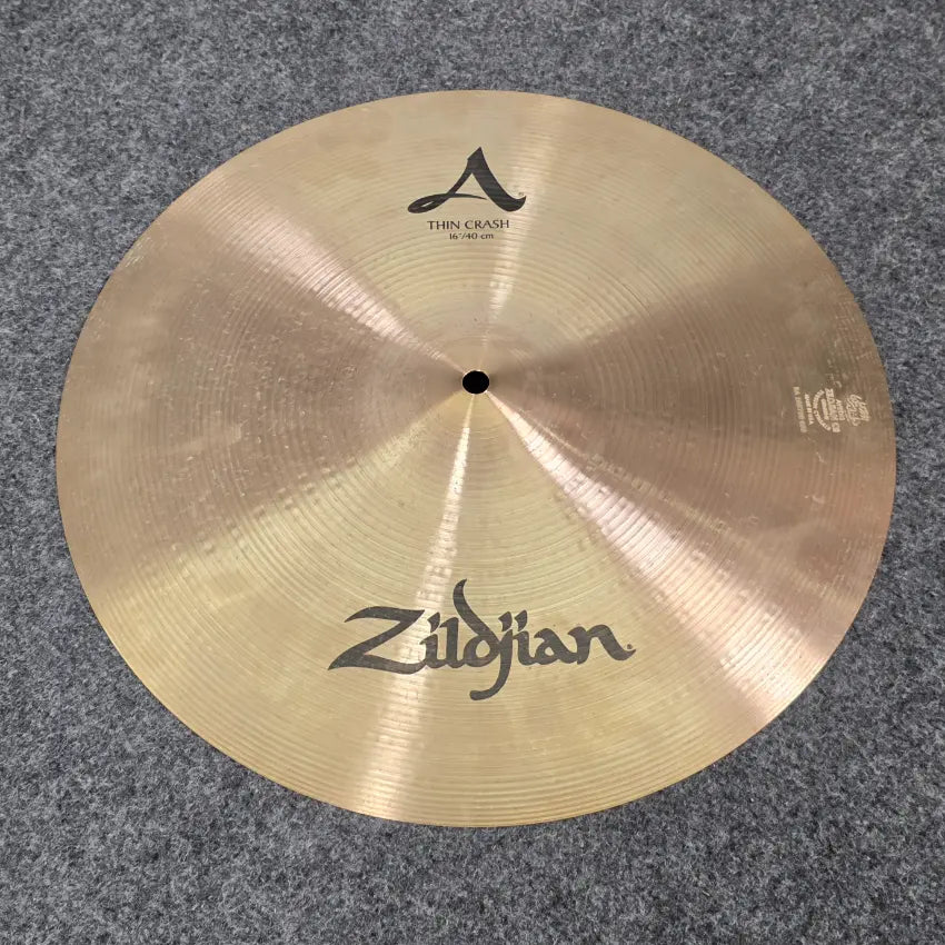 Used Zildjian A Thin Crash Cymbal 16 - Good - Drum Center Of Portsmouth