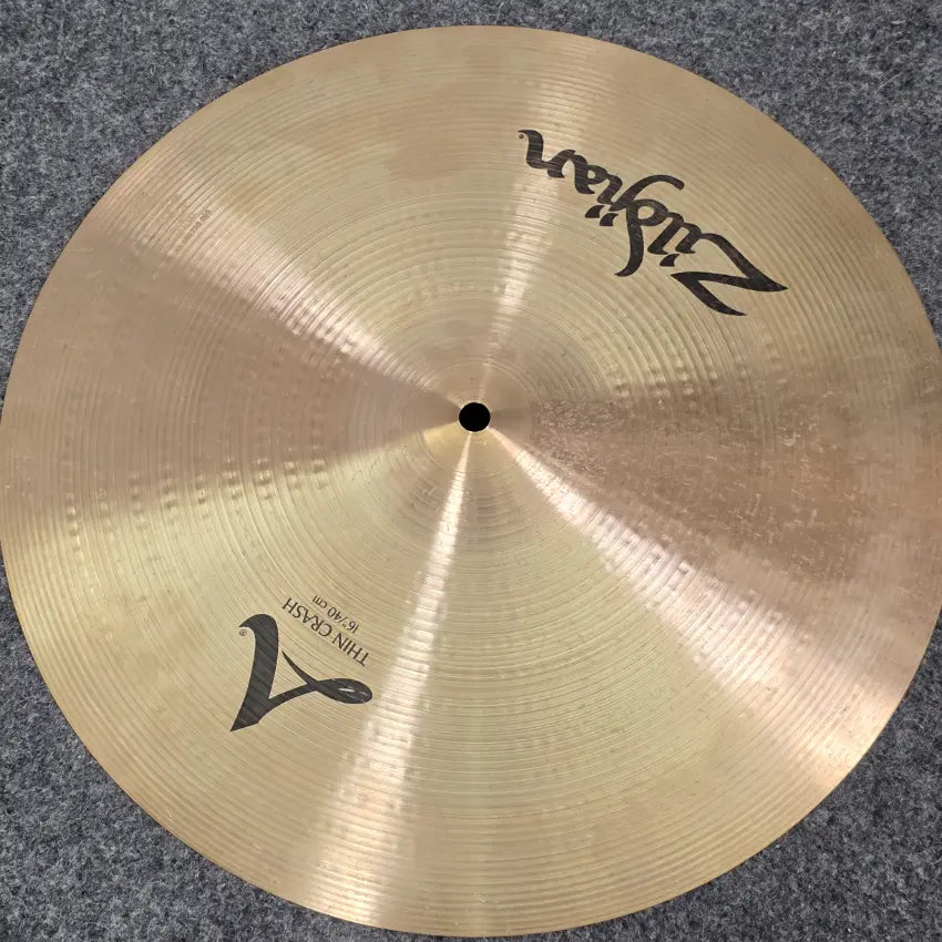 Used Zildjian A Thin Crash Cymbal 16 - Good - Drum Center Of Portsmouth