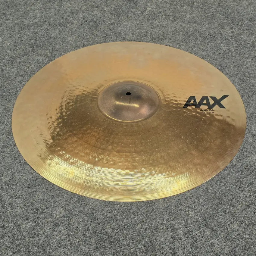 Used Sabian AAX Heavy Ride Cymbal Brilliant 22 - Very Good - Drum Center Of Portsmouth