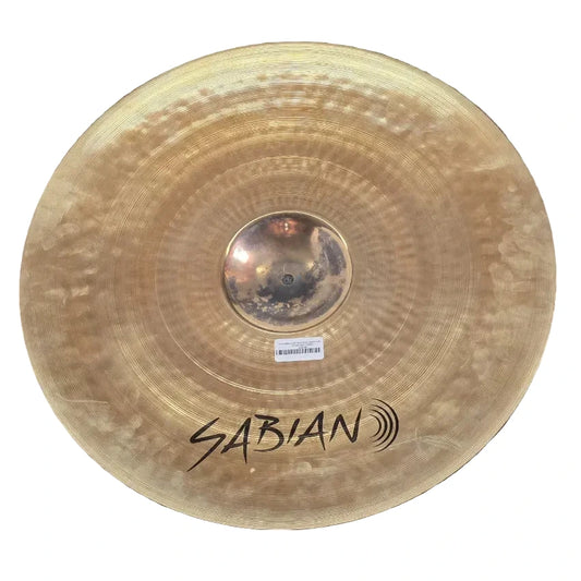 Used Sabian AAX Heavy Ride Cymbal Brilliant 22 - Very Good - Drum Center Of Portsmouth