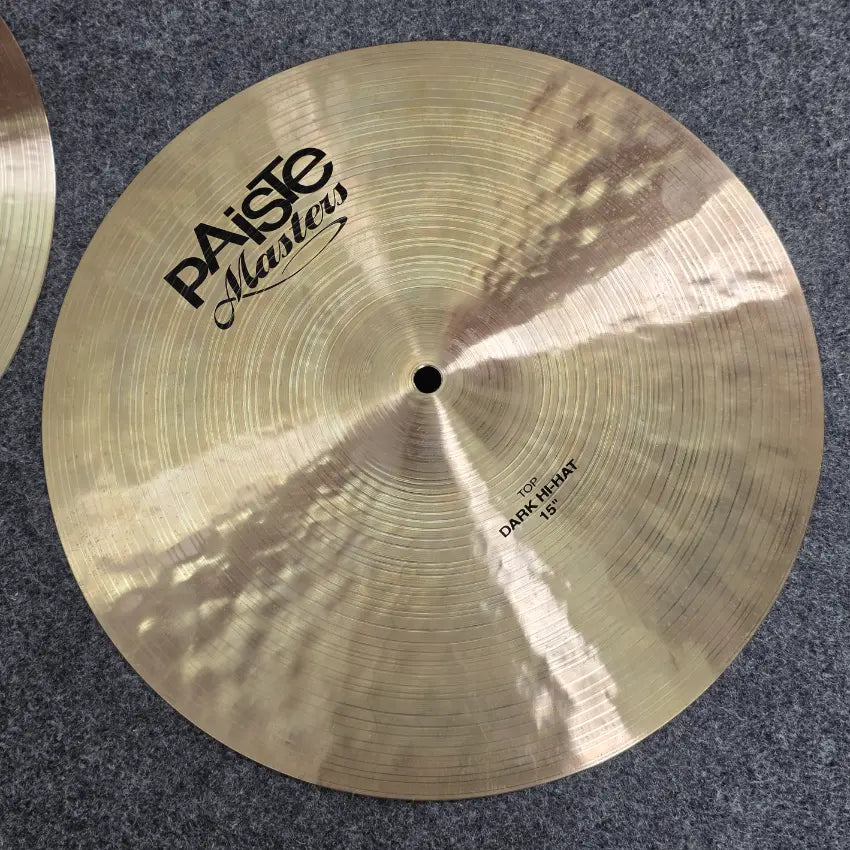 Used Paiste Masters Dar Hi Hat Cymbals 15 - Very Good - Drum Center Of Portsmouth