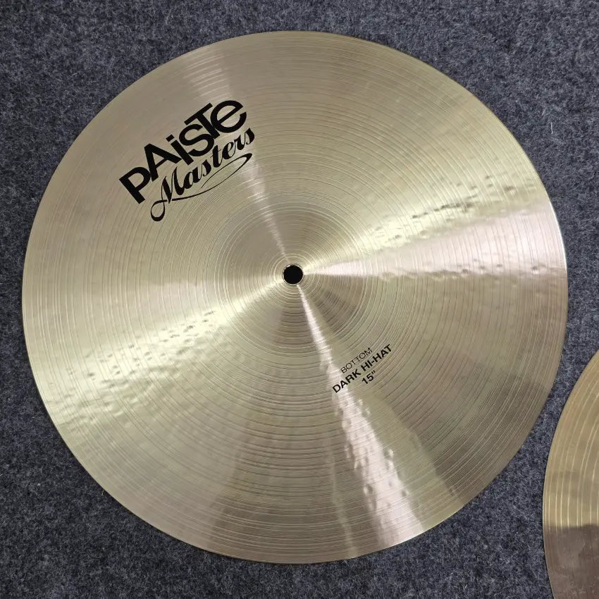 Used Paiste Masters Dar Hi Hat Cymbals 15 - Very Good - Drum Center Of Portsmouth