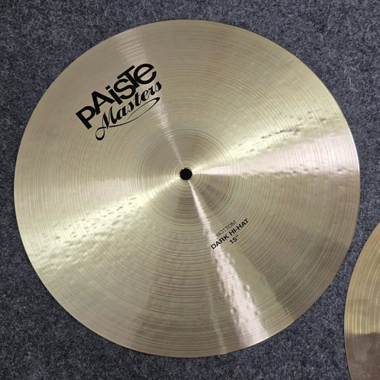 Used Paiste Masters Dar Hi Hat Cymbals 15 - Very Good - Drum Center Of Portsmouth