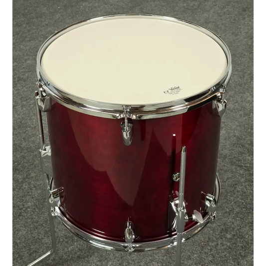 Used Yamaha Stage Custom Birch Floor Tom 14x13 Cranberry Red - Very Good - Drum Center Of Portsmouth
