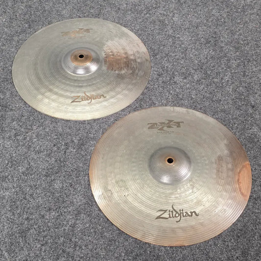 Used Zildjian ZHT Titanium Solid Hi Hat Cymbals 14" - Fair - Drum Center Of Portsmouth