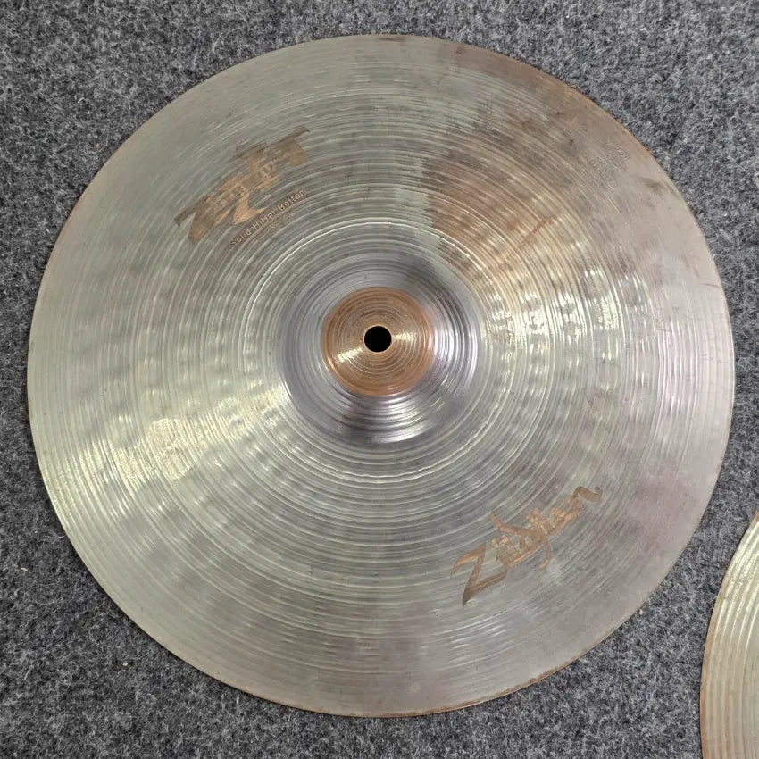 Used Zildjian ZHT Titanium Solid Hi Hat Cymbals 14" - Fair - Drum Center Of Portsmouth