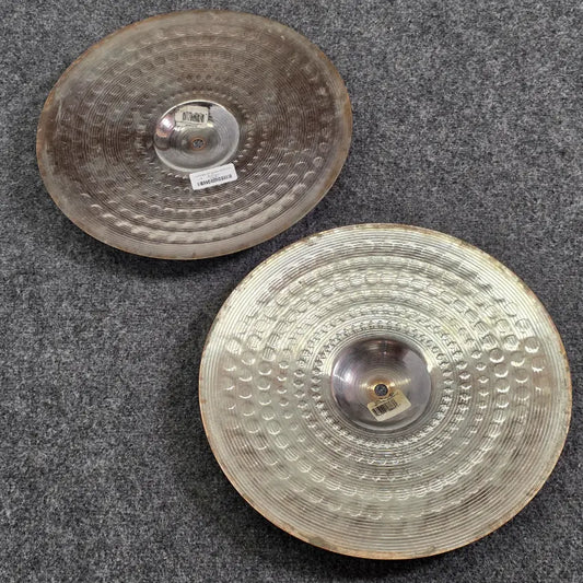 Used Zildjian ZHT Titanium Solid Hi Hat Cymbals 14" - Fair - Drum Center Of Portsmouth