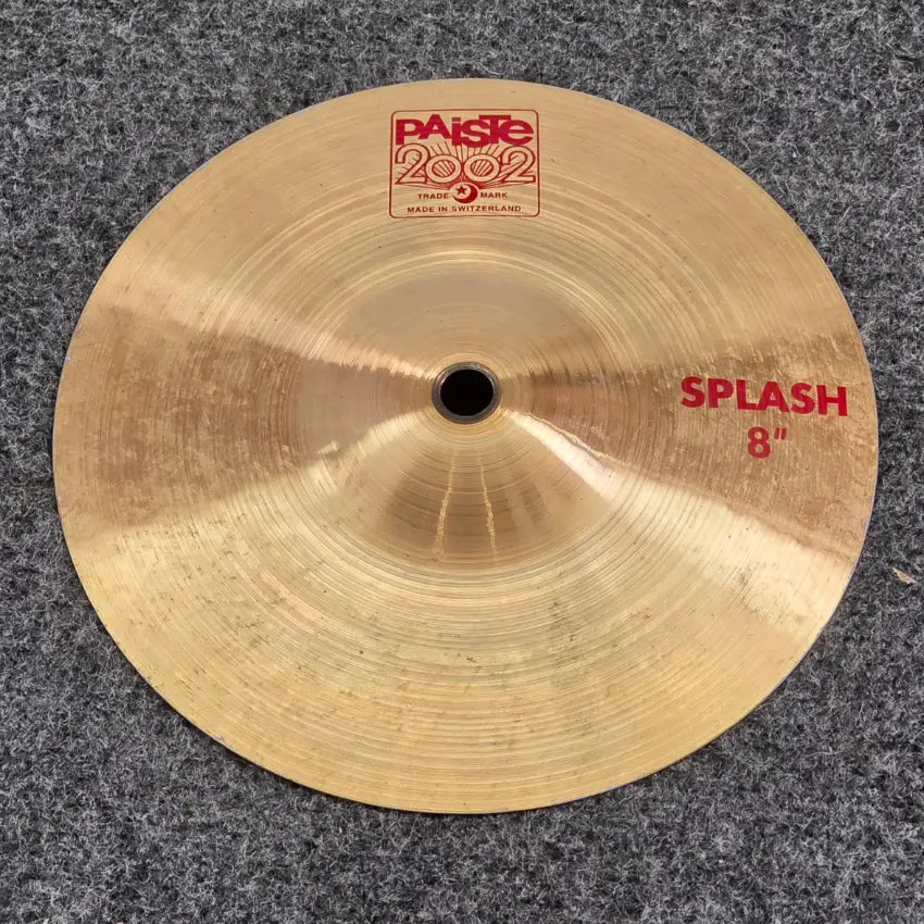 Used Paiste 2002 Splash Cymbal 8" - Fair - Drum Center Of Portsmouth