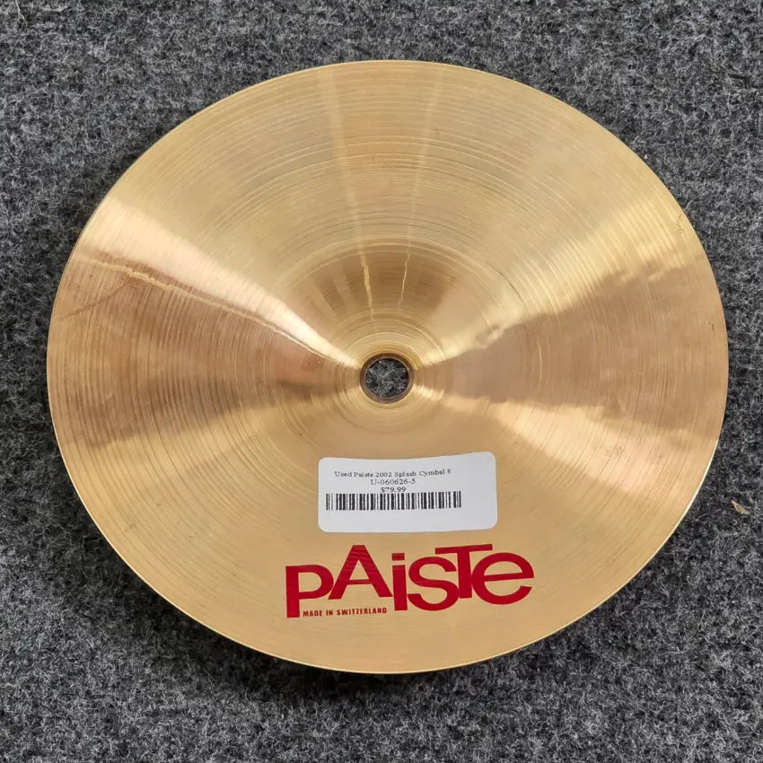Used Paiste 2002 Splash Cymbal 8" - Fair - Drum Center Of Portsmouth