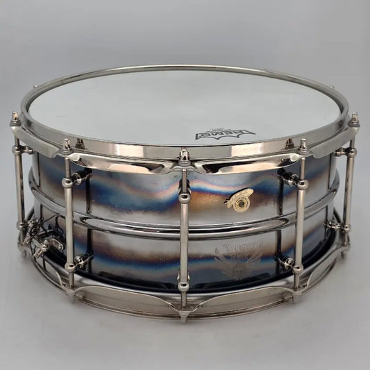 Used Joyful Noise Knight Hawk Ferromanganese Snare Drum 14x6.5 - Excellent - Drum Center Of Portsmouth