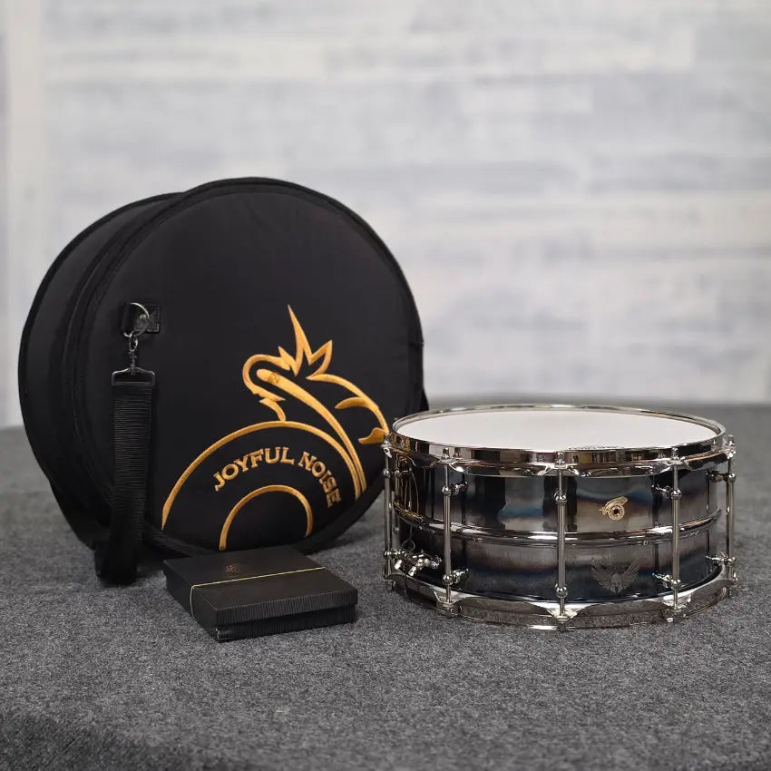 Used Joyful Noise Knight Hawk Ferromanganese Snare Drum 14x6.5 - Excellent - Drum Center Of Portsmouth