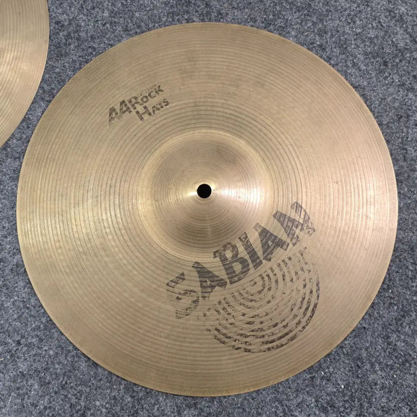 Used Sabian AA Rock Hi Hat Cymbals 14 - Good - Drum Center Of Portsmouth