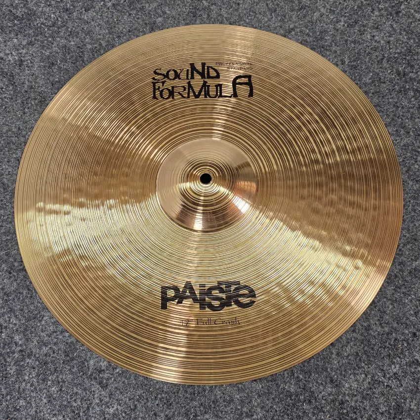 Used Paiste Sound Formula Full Crash Cymbal 17 - Very Good - Drum Center Of Portsmouth