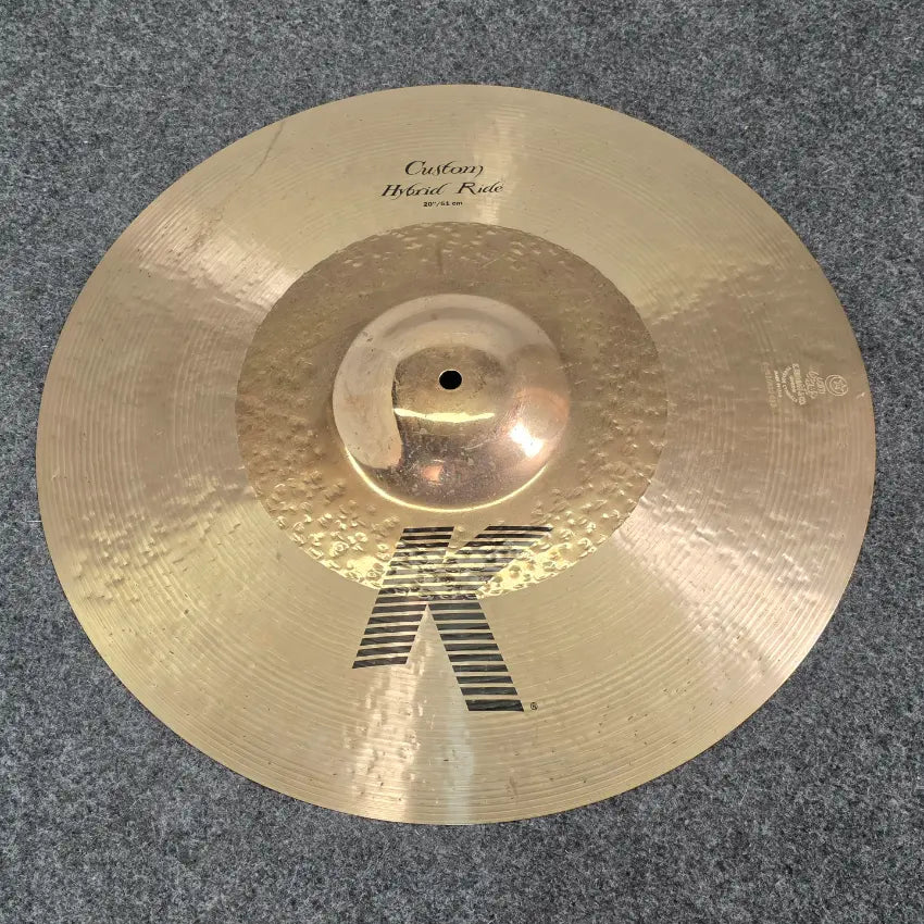 Used Zildjian K Custom Hybrid Ride Cymbal 20" - Good - Drum Center Of Portsmouth