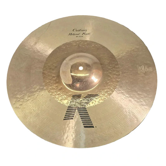 Used Zildjian K Custom Hybrid Ride Cymbal 20" - Good - Drum Center Of Portsmouth