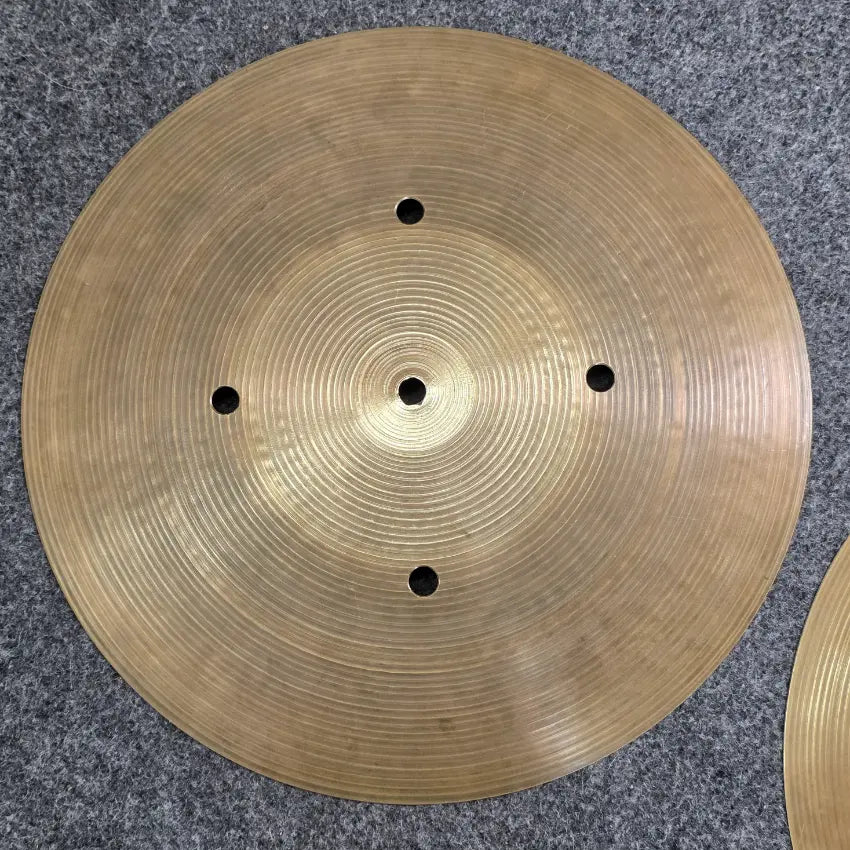 Used Zildjian A Hollow Logo Quick Beat Hi Hat Cymbals 15" 1168/1716 grams - Good - Drum Center Of Portsmouth