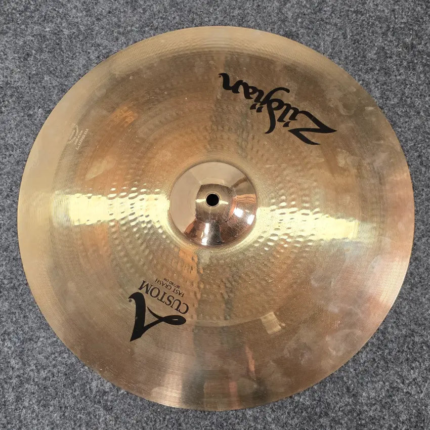 Used Zildjian A Custom Fast Crash Cymbal 16" - Good - Drum Center Of Portsmouth