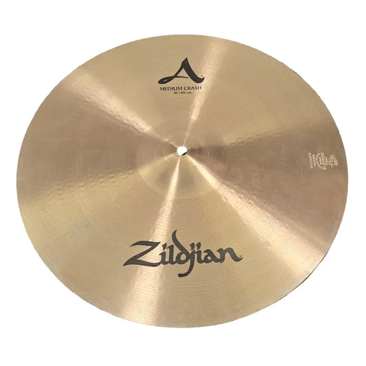 Used Zildjian A Medium Crash Cymbal 16" - Very Good - Drum Center Of Portsmouth