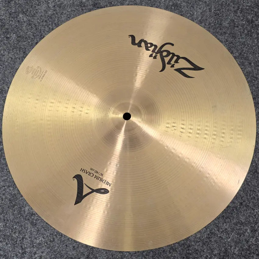 Used Zildjian A Medium Crash Cymbal 16" - Very Good - Drum Center Of Portsmouth