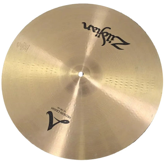 Used Zildjian A Medium Crash Cymbal 16" - Very Good - Drum Center Of Portsmouth