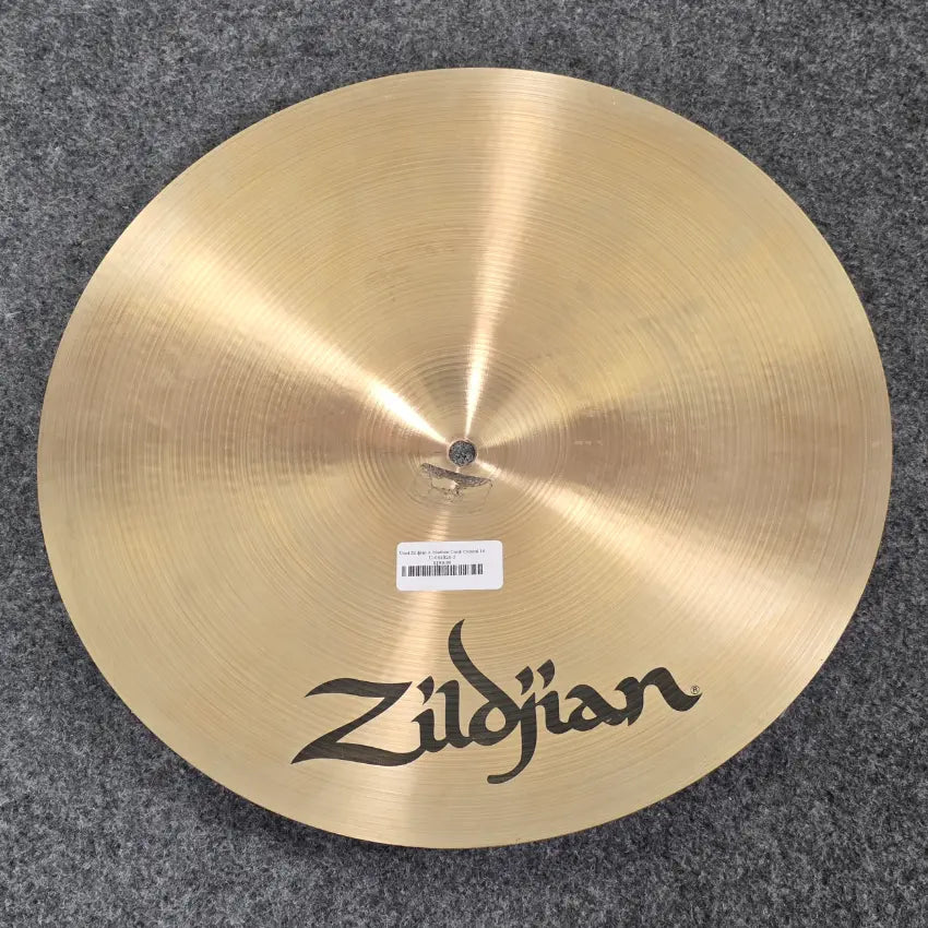 Used Zildjian A Medium Crash Cymbal 16" - Very Good - Drum Center Of Portsmouth