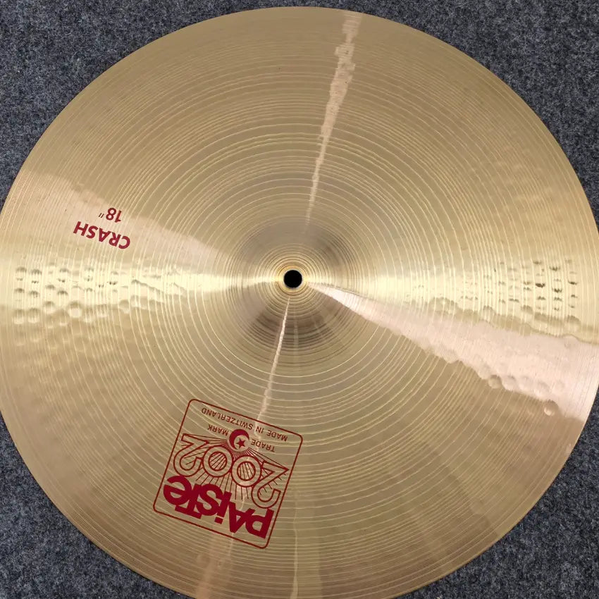 Used Paiste 2002 Crash Cymbal 18" - Very Good - Drum Center Of Portsmouth