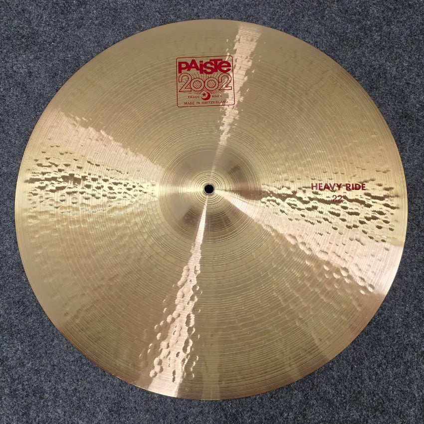 Used Paiste 2002 Heavy Ride Cymbal 22" - Very Good - Drum Center Of Portsmouth