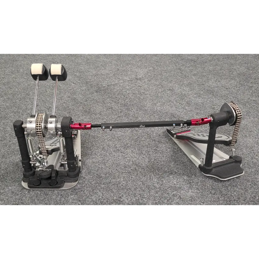 Used DW 9000 Double Bass Drum Pedal w/Zippered Case - Very Good - Drum Center Of Portsmouth