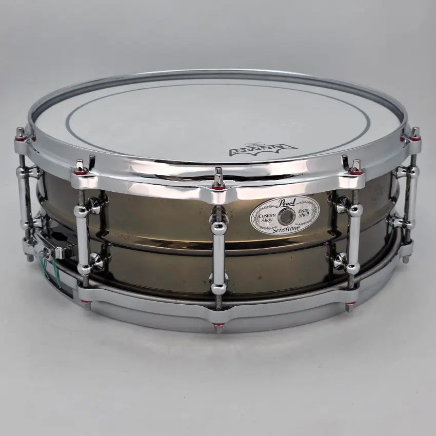 Used Pearl Sensitone Classic II Brass Snare Drum 14x5 - Very Good - Drum Center Of Portsmouth