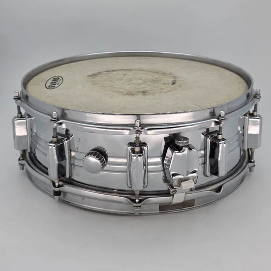 Used Vintage Pearl Jupiter Chrome Over Brass Snare Drum 14x5 - Very Good - Drum Center Of Portsmouth