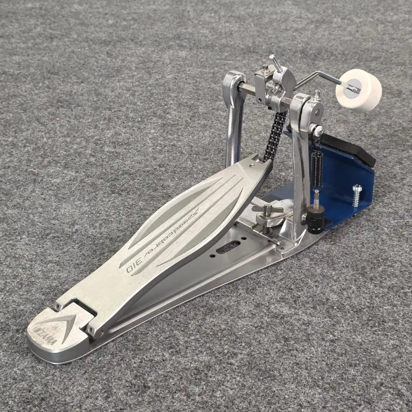 Used Tama Speed Cobra 310 Single Pedal  w/ Drumeo Quiet Kick Practice Pad - Drum Center Of Portsmouth
