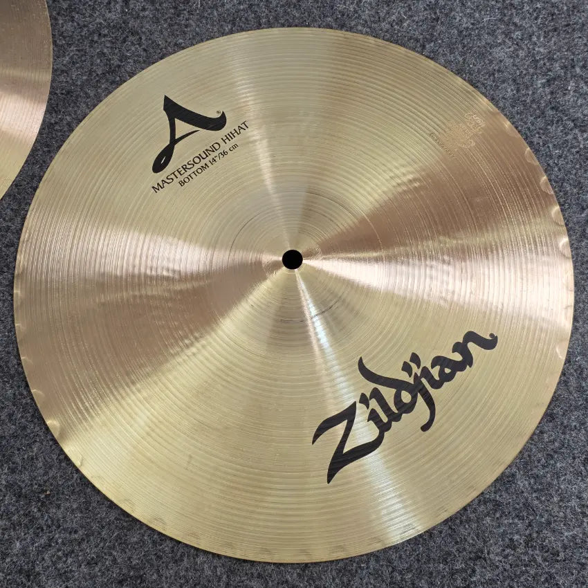 Used Zildjian A Mastersound Hi Hat Cymbals 14 - Very Good - Drum Center Of Portsmouth