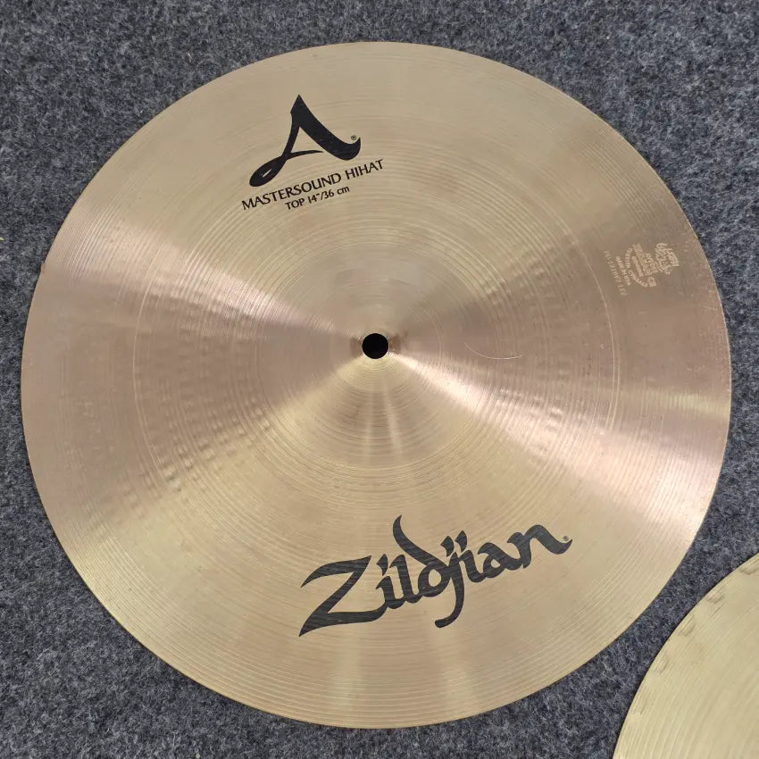 Used Zildjian A Mastersound Hi Hat Cymbals 14 - Very Good - Drum Center Of Portsmouth
