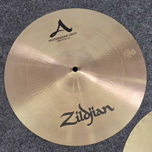 Used Zildjian A Mastersound Hi Hat Cymbals 14 - Very Good - Drum Center Of Portsmouth